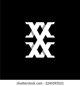 the letter x with the letters v and a behind it