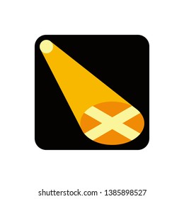 letter X with light effects - logo - vector - template