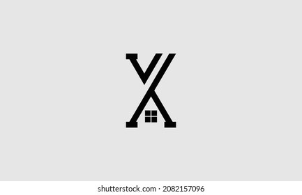 Letter X Lines Logo Vector Design. Creative Letter Icon with Black Lines.