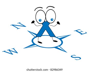 letter x location