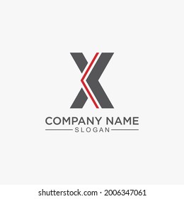 Letter x Logo. Abstraktes Vektordesign, Unternehmen, Schönheit, Sport usw.