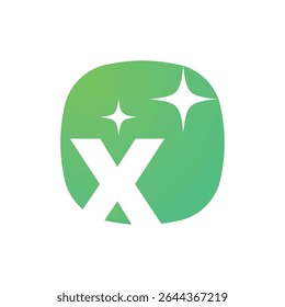 Letter X logo, X logo, AI logo set, modern and minimal design, tech-inspired, colorful icons and symbols, suitable for artificial intelligence, innovation, branding, startups, and digital identity.