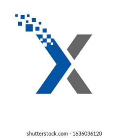 Letter X Logo can be used for company, sign, icon, and others.