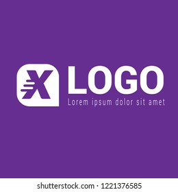 letter X logo concept. Designed for your web site design, logo, app, UI