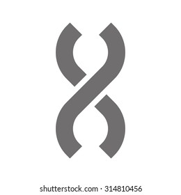 Letter X Logo Concept Icon. Vector