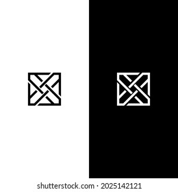 letter X logo creative unique smart