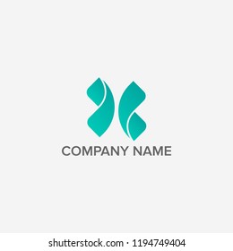 Letter X logo design