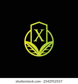 Letter X Logo Design Abstract Template Vector