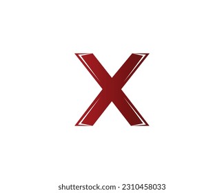 Concepto de diseño de logotipo de carta X. Resumen De La Ilustración De Plantilla De Vectores Modernos Con Logotipo X.