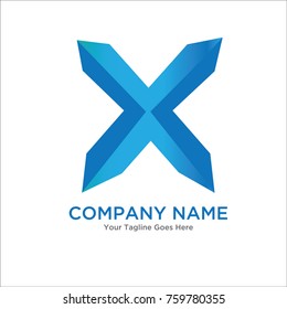 Letter X logo design concept 