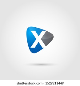 Letter X Logo Design. Creative Letter X Logo design vector template. Type Characters Logotype symbols. Vector Illustrator Eps.10 - Vector