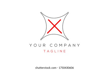 Letter X Logo Design, Creative Modern Icon X
