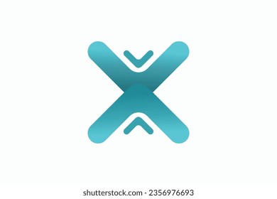  letter x logo design with for initial your business