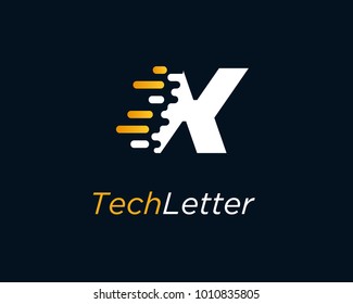 Letter X Logo Design Template With Fast Speed