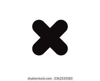 Letter X Logo Design Template Illustration.