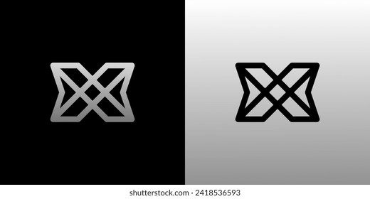 Letter X Logo Design Template Illustration