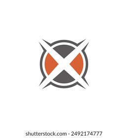 Ilustración de Plantilla de diseño de logotipo de Letter X.