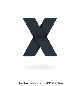 Letter X logo design template. Stylish vector icon