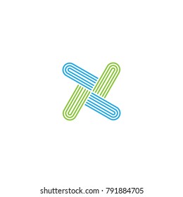 Letter X Logo Design Template