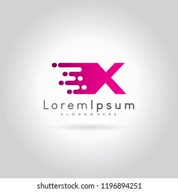 Letter X Logo Design Vector Template
