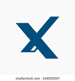 Letter X Logo Design Vector Illustration