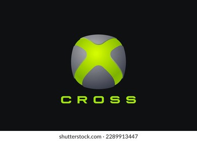 Letter X Logo Design Vector template Modern Digital AI Style.