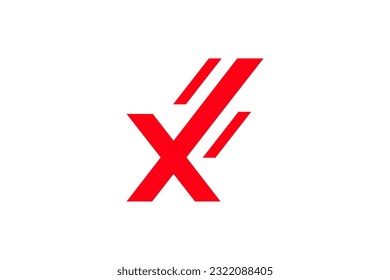 Letter X Logo Design Vector 