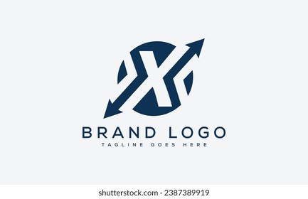 letter X logo design vector template design for brand.