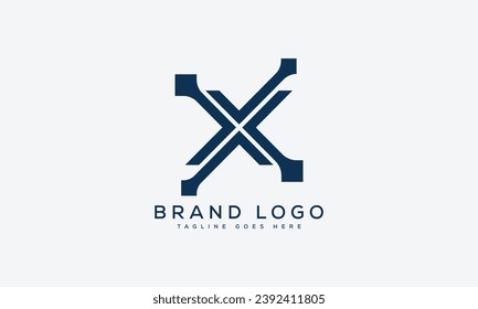 letter X logo design vector template design for brand.