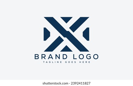 diseño de plantillas vectoriales de diseño de logotipo de letra X para marca.