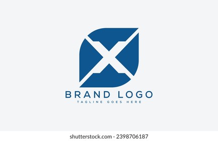 letter X logo design vector template design for brand.