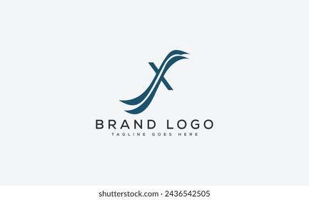 Diseño de plantilla de vector de diseño de logotipo de letra X para marca.