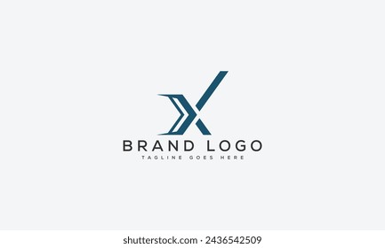 letter X logo design vector template design for brand.
