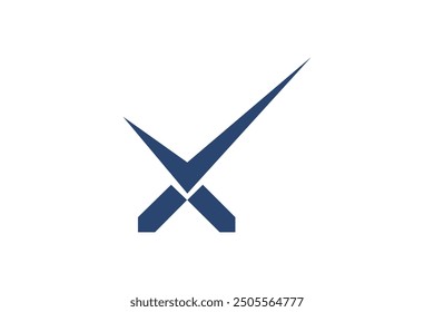 Letter X logo design vector.