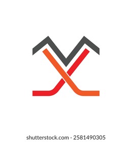 Letter X logo design, X logo design vector template design for brand, letter brand logo, Letter X logo icon design template elements