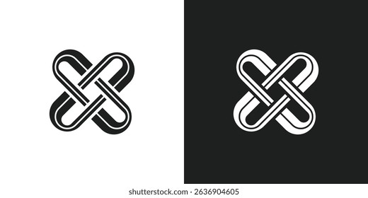 Letter X Logo Design Vector