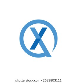 Letra x logotipo design vetor ilustração