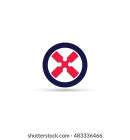 Letter X logo icon