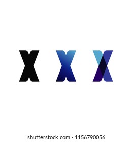Letter X Logo, X Icon Design