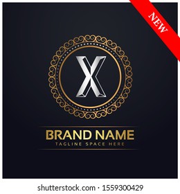 Letter X logo icon design template elements 