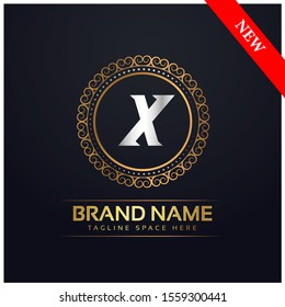 Letter X logo icon design template elements 