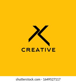 letter x logo icon design template, logotype elements, vector ilustration