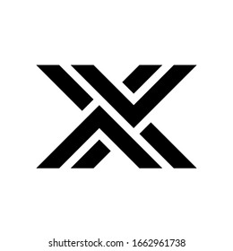 Letter X logo. Icon design. Template elements - vector sign
