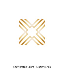 Letter X logo icon design template elements.