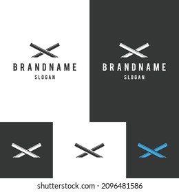 Plantilla de diseño de icono de logotipo de carta X