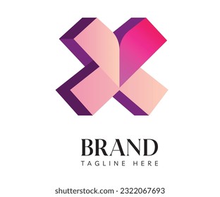 Letter X logo icon design template elements. Usable for Branding and Business Logos.
