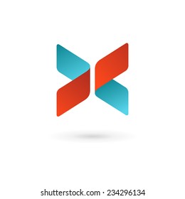 Letter X logo icon design template elements 