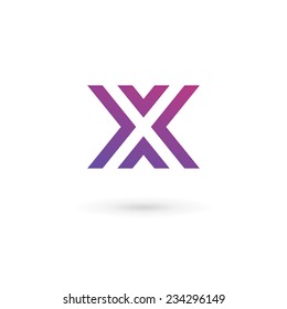 Letter X logo icon design template elements 