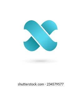 Letter X logo icon design template elements 