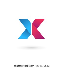 Letter X logo icon design template elements 